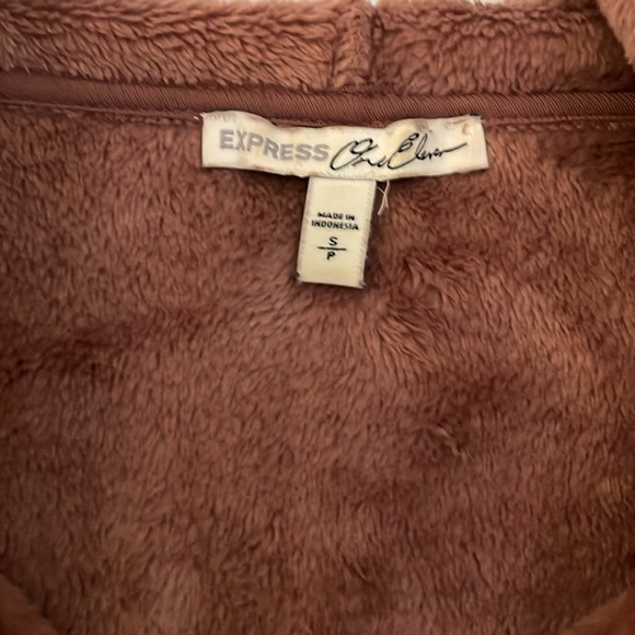 Express One Eleven Super Soft Quarter Zip Hoodie - Picture 4 of 6